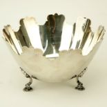 Tiffany & Co Sterling Silver Footed Bowl. Signed and numbered 24077 on underside. Good condition.