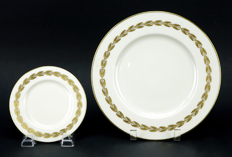 Forty One (41) Pieces Lenox Antoinette Ivory Dinnerware. Includes: 8 dinner plates 10-1/2", 8 - Image 2 of 5