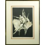 G.H. Rothe, German (1935-2007) "Myth" Limited Edition Mezzotint on Artist Paper. Signed in pencil