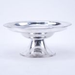 Mexican Sterling Silver Compote. Stamped. Good condition. Measures 4-1/4" H x 9-3/4" Dia. Weighs