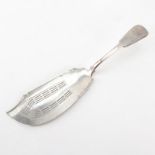 Stockwell & Co Sterling Silver Pierced Pie/Cake Server. Stamped "GS" (George Stockwell) with