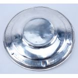 Vintage Sterling Silver Round Pierced Dish. Stamped HGS Co and numbered 402 on underside. Normal
