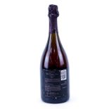 Vintage 2003 Dom Pérignon Rosé Champagne Bottle with Luminous Label. In unopened condition. Size 750