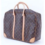 Louis Vuitton Sirius 45 Soft Sided Luggage. Monogram canvas, natural cowhide trim, washable canvas