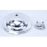 Grouping of Two (2) Sterling Silver Tableware. Includes: Peruvian dish and Gorham footed nut dish.