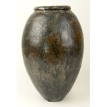 Hiroshi Nakayama, Japanese (20th Century) Large Glazed Ceramic Vase. Signed on Bottom: Nakayama.