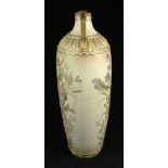 Large Early 20th Century Possibly German Royal Bonn Painted and Gilt Porcelain Vase. Illegible