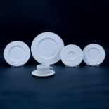 Sixty (60) Pieces Rosenthal "Magic Flute - White" Partial Dinnerware Service. Includes: 9 plates