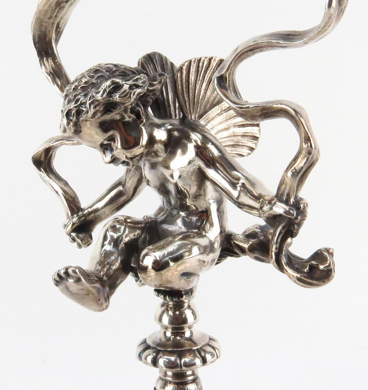 Fratelli Broggi Milano (20th Century) Art Nouveau Italian Silver Plate Divided Centerpiece Dish. - Image 3 of 5