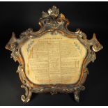 18/19th Century Wooden Plaque with Latin Article "Sacrum Convivium" Losses and Several Repairs.