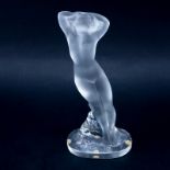 Lalique Crystal "Danseuse Bras Leves" Signed Lalique France. Good condition. Measures 9-1/4" H.