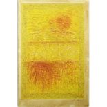 Junichiro Sekino, Japanese (1914-1988) "Rice Plant" Color Woodblock on Paper. Dated 1962, signed
