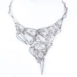 Circa 2012 Martin Verner for Voronoi Jewelry Approx. 9.09 Carat Round Brilliant Cut Diamond and 14