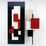 Ronald S. Goldfarb, American (20th C.) High Gloss Painted and Lacquer on Wood Wall Hanging