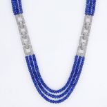 Contemporary Approx. 237.50 Carat Tanzanite Bead, 9.04 Carat Pave Set Round Brilliant Cut Diamond