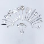 One Hundred and Twenty (120) Pc Frionnet Francois & Co Paris Silver Plate Flatware. Comprise: 11