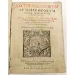 17th Century Book - Jean Chenu "Archiepiscorum Et Episcoporum", IN-8. Published 1621 - Nicolas Buon,