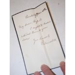 Collection of 25 signed letters, including 7 from Lord Palmerston to Lord Russell,