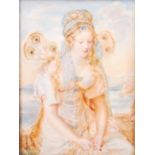 Harriot Walker - Three quarter length portrait of a young Princess Elisa Radziwill,