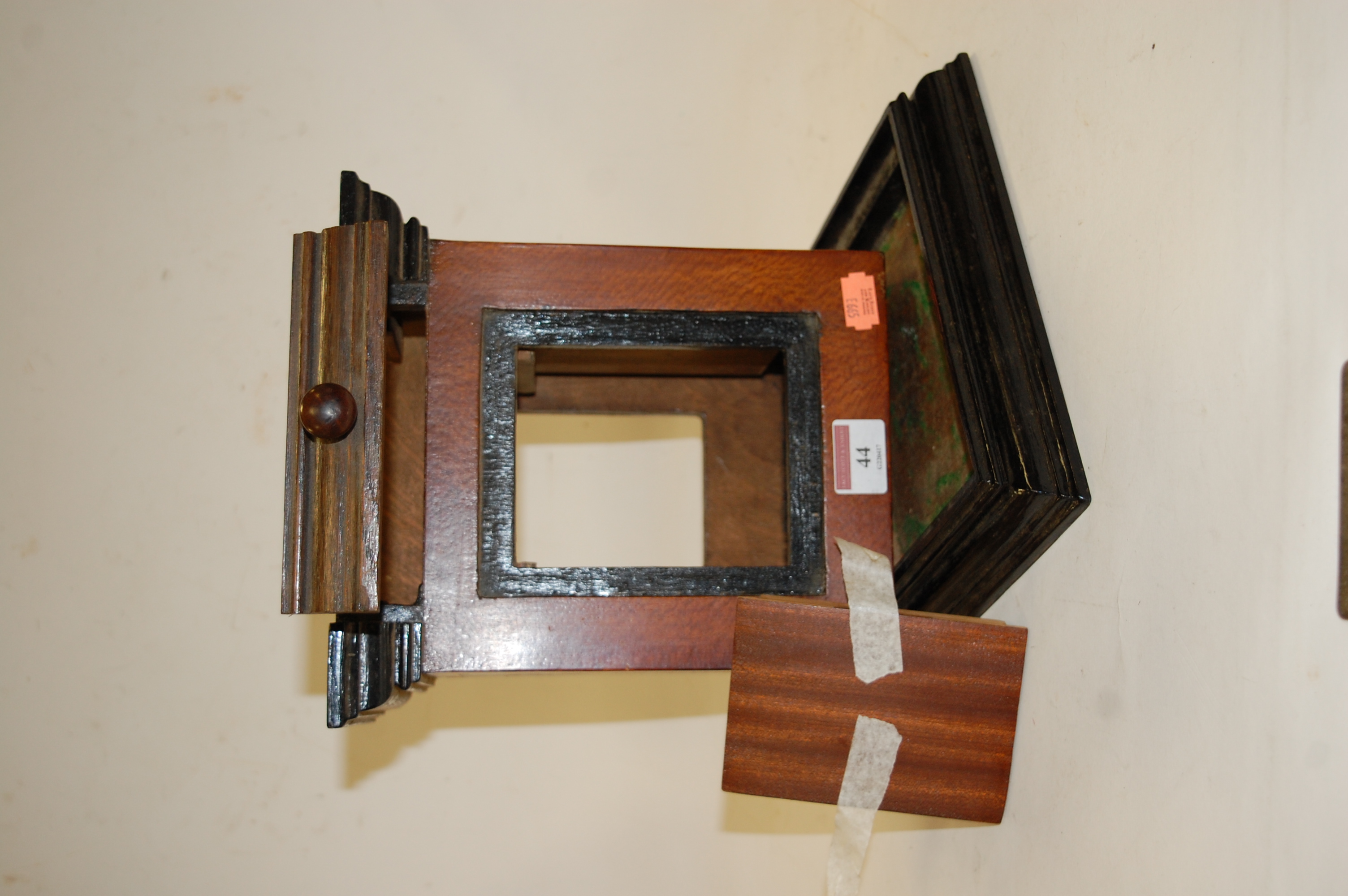 A circa 1900 oak cased polyphon driven musical clock (a/f) Condition Report / Extra - Image 5 of 15
