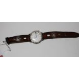 A Bulova Accutron steel cased wrist watch