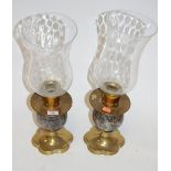A pair of Victorian style candlestands,