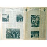 A copy of The Times newspaper dated June 1953 'The Life and Coronation of Queen Elizabeth II' as
