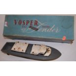A boxed Vosper RAF electric model by Victory Industries