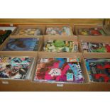 A large quantity of various comic books to include Marvels Incredible Hulk, Captain America,