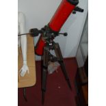 A mid-20th century Tasco telescope on stand