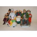 A collection of five various Royal Doulton figures to include; Eventide HN2814, Forty Winks HN1974,