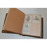 An album of assorted 19th century engravings largely as removed from various volumes to include