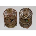 A reproduction clockwork birdcage automata;