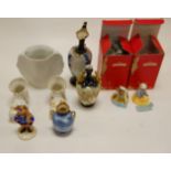 A small collection of miscellaneous china to include; Royal Doulton Bunnikins figures;