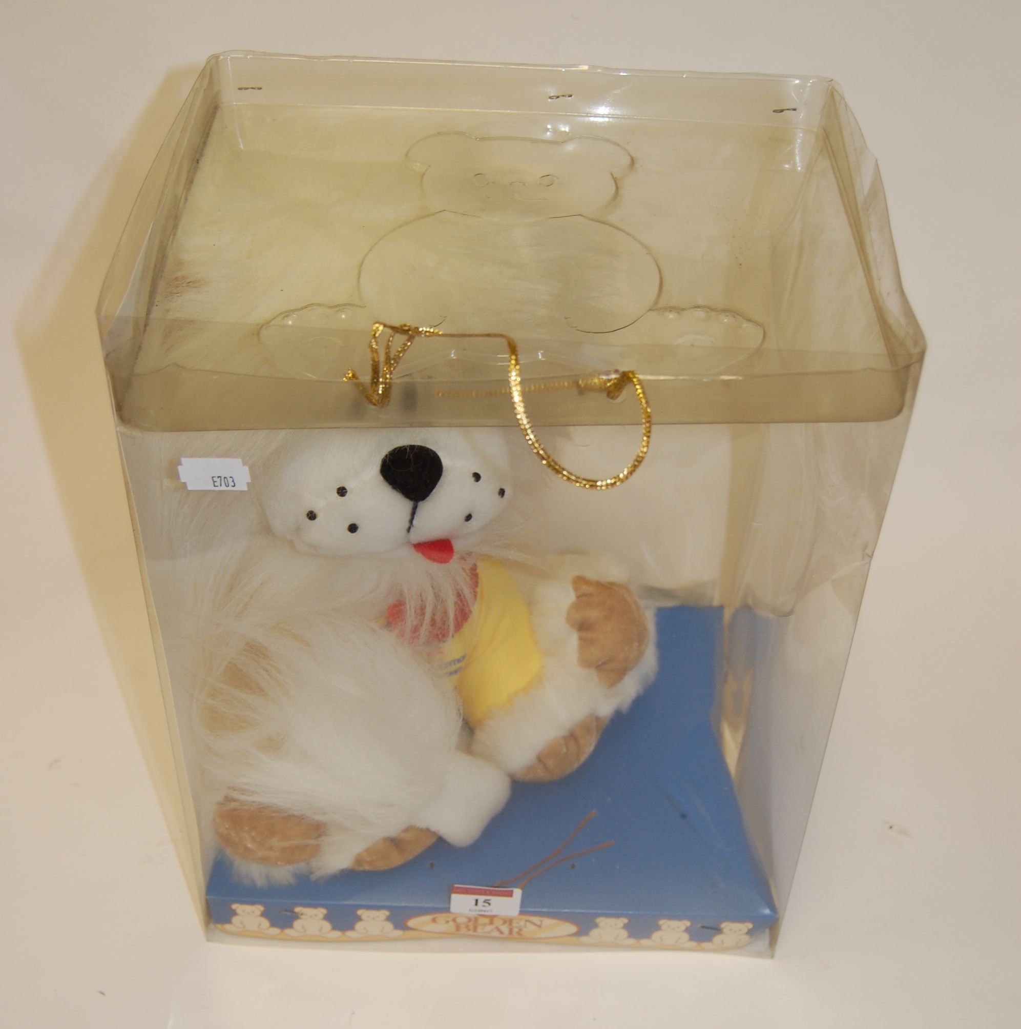 A modern boxed Golden Bear, with certificate, Lion Bear No.