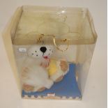 A modern boxed Golden Bear, with certificate, Lion Bear No.