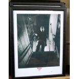 Five various modern photograph prints relating to Francis Bacon