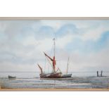 Assorted pictures and prints to include Alan Whitehead - boats at anchor (4)