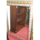 A silvered acanthus leaf decorated rectangular wall mirror ***ONLY***