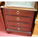 A Stag Minstrel four drawer bedside chest