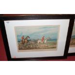 After Henry Alken - a set of four hunting prints