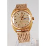 An Omega Constellation 18ct gold automatic gents chronometer, officially certified,