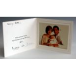 HRH Charles, Prince of Wales, and HRH Diana, Princess of Wales, Christmas greetings card,