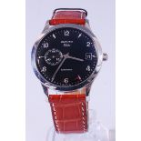 A Zenith Elite gents steel cased automatic wristwatch,