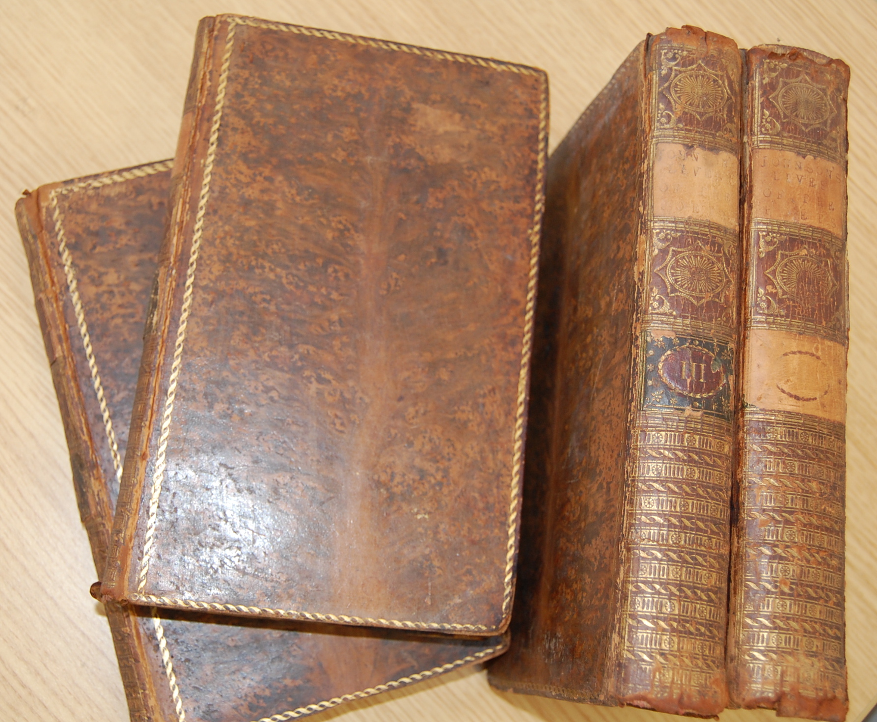 JOHNSON Samuel, Lives of the English Poets; with critical observations.... London 1781, 4 vols.