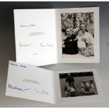HRH Prince Michael of Kent, 1979 Christmas greetings card, the cover with embossed motif,