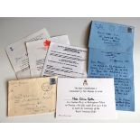 A hand-written letter on Clarence House headed paper, dated New Years Day 1984,