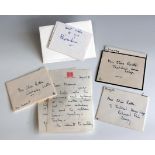 HRH Prince Alexandra, the Honourable Lady Ogilvy, hand-written note on Balmoral Castle headed paper,