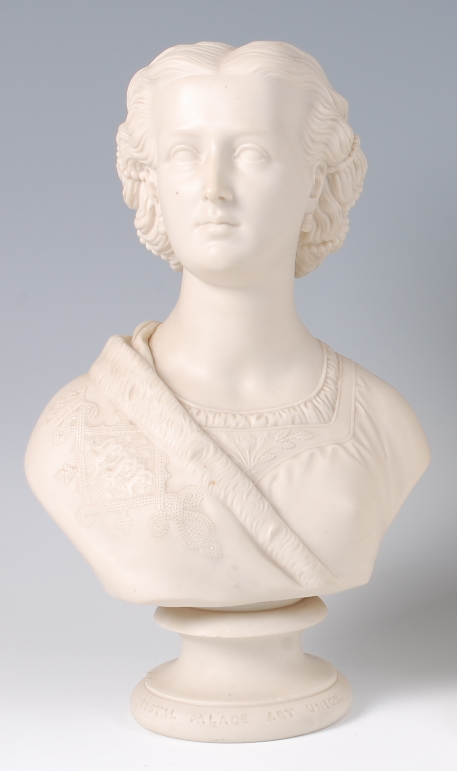 A Copeland Parian porcelain bust of Princess Alexandra,