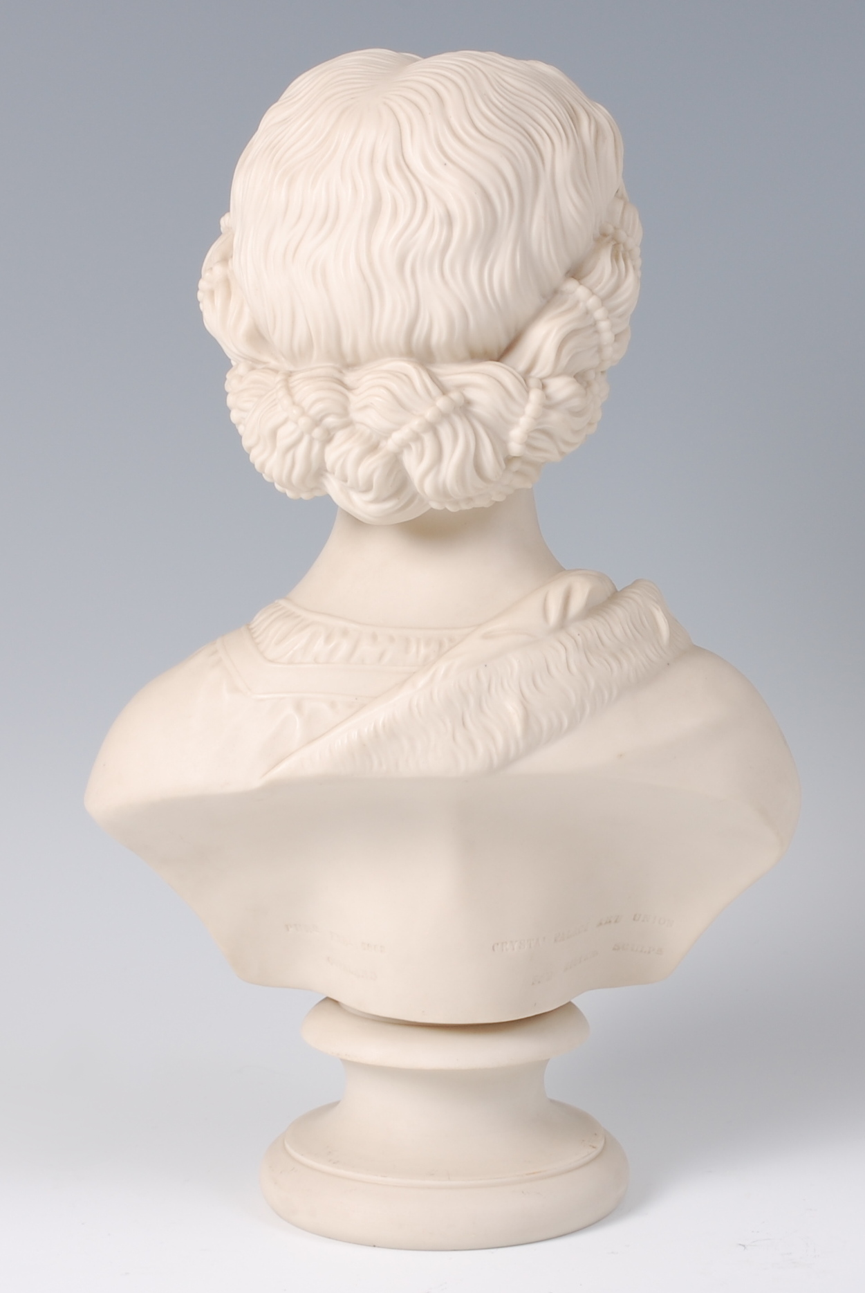 A Copeland Parian porcelain bust of Princess Alexandra, - Image 2 of 2